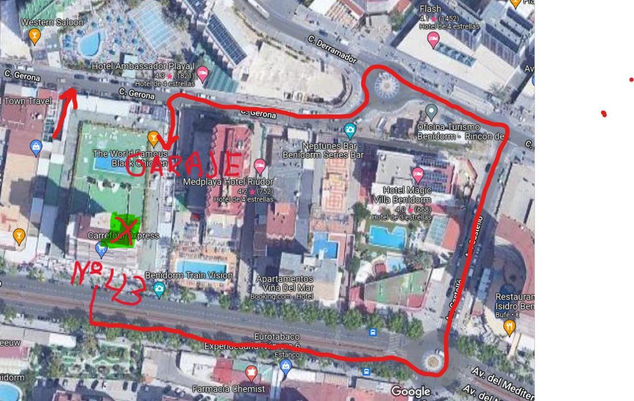 Atico Con Gran Terraza Leilighet Benidorm Eksteriør bilde